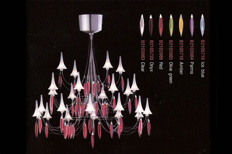 Plume Chandelier by Baccarat Thailand