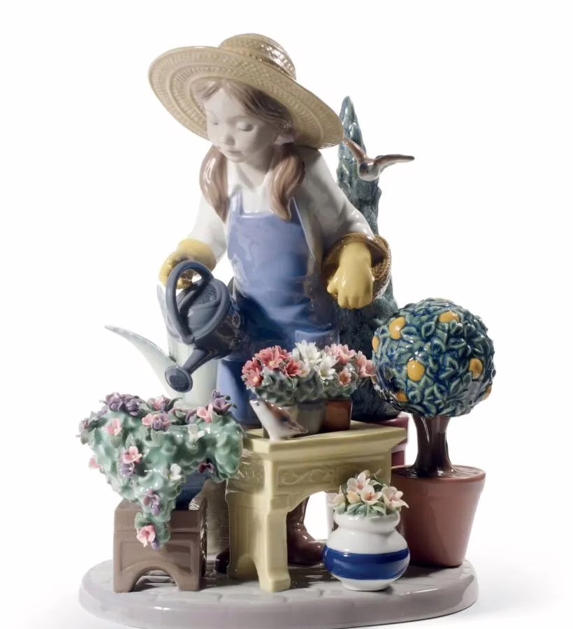 In My Garden Girl Figurine