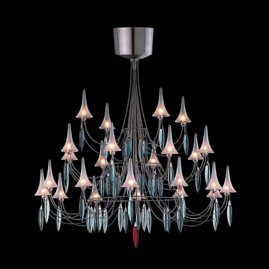 PLUME CHANDELIER 24L
