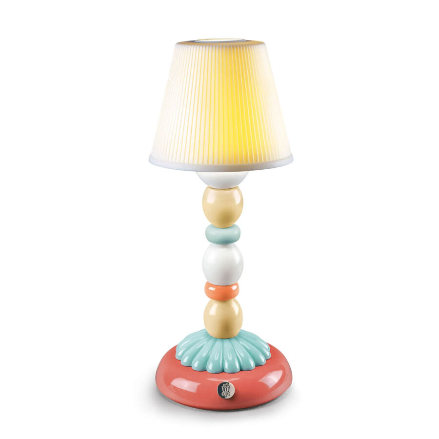 Palm Firefly Table Lamp. Pale Blue