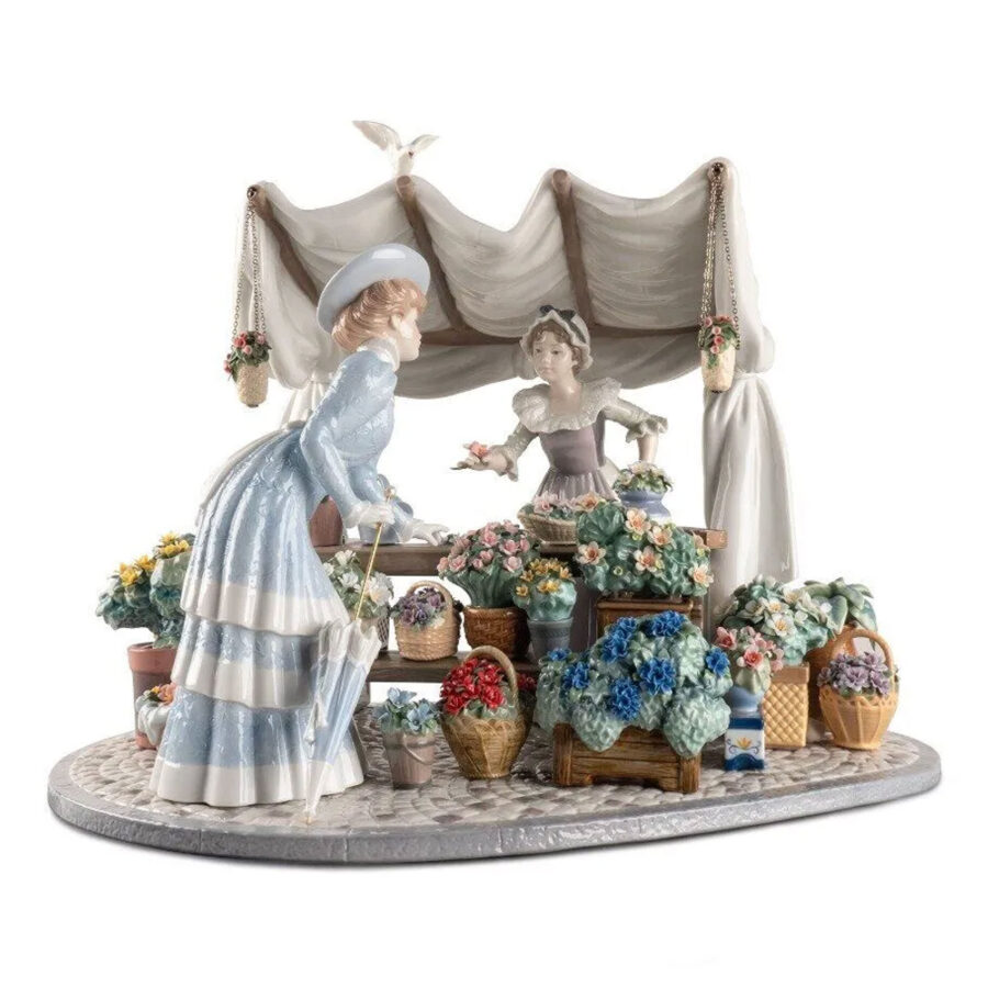 Flowers market Sculpture. Limited edition