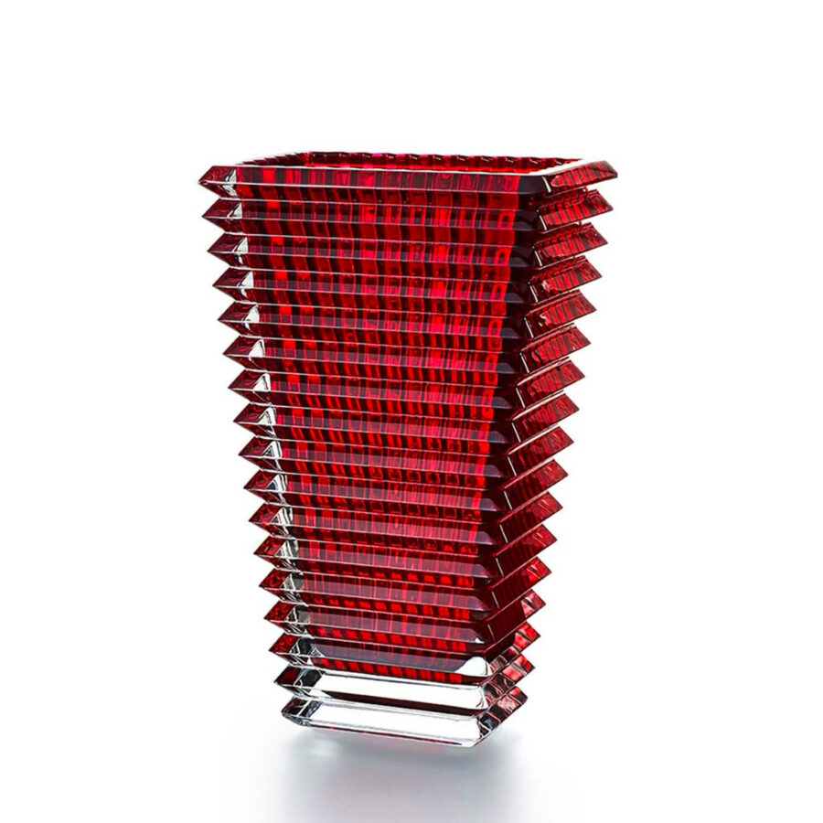 EYE VASE RECTANGULAR L RED