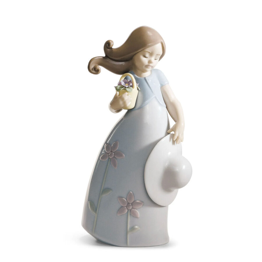 Little Violet Girl Figurine