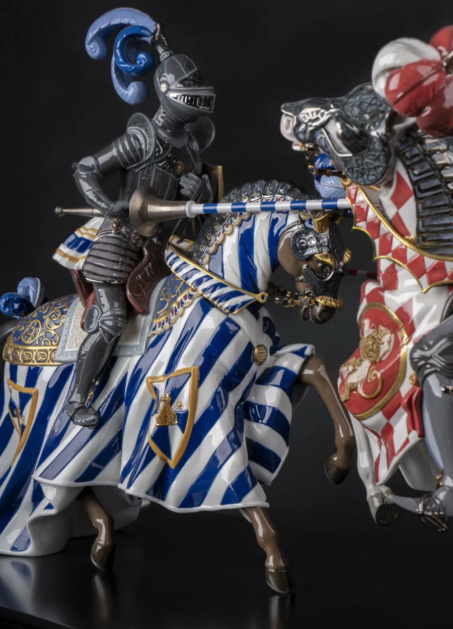 Medieval Tournament Sculpture. Limited Edition