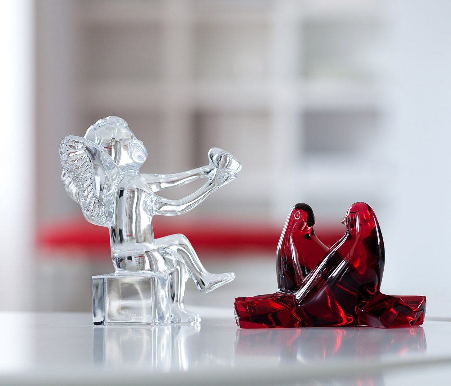 SAINT VALENTIN DOVES RED