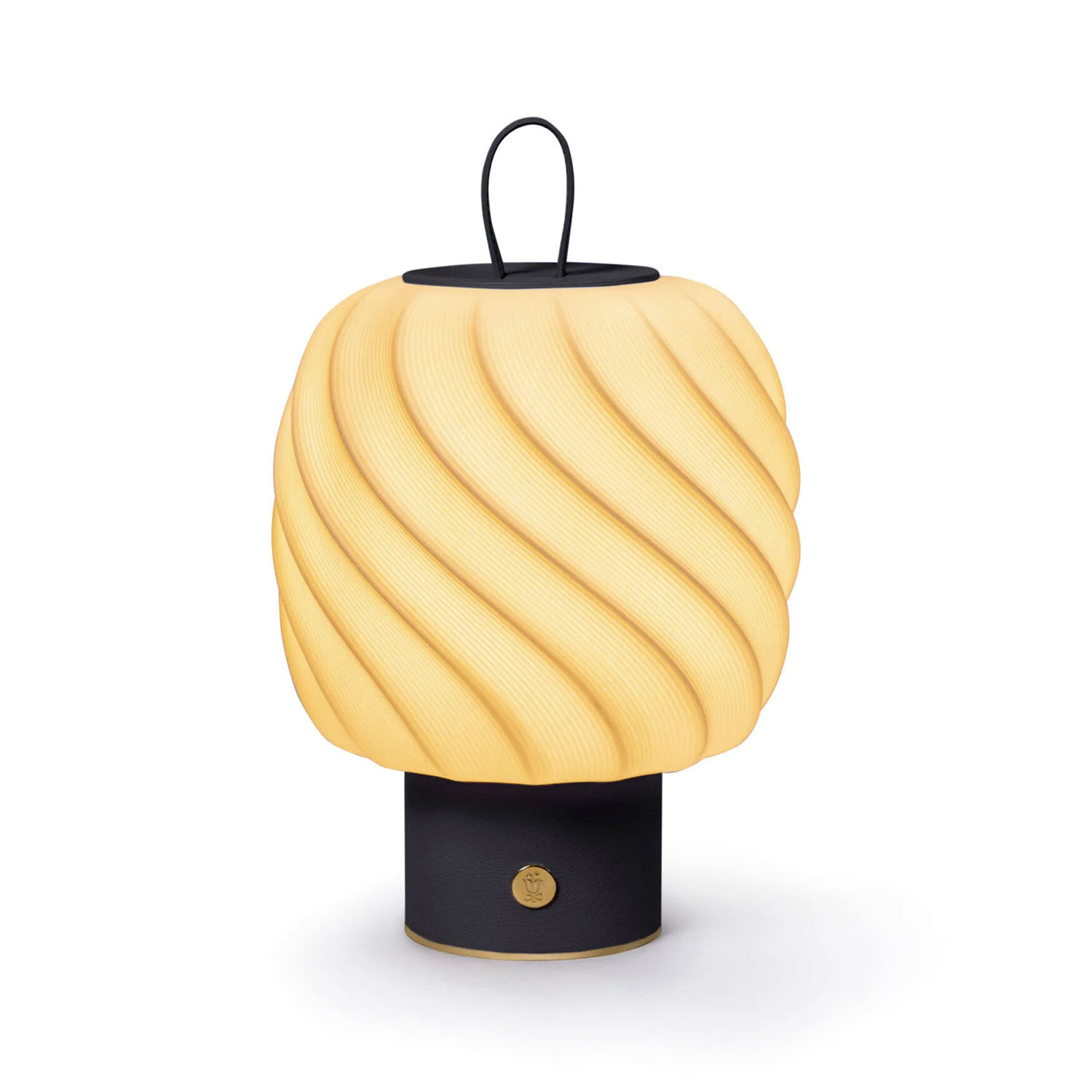 Ice Cream Portable Lamp. Medium. Black