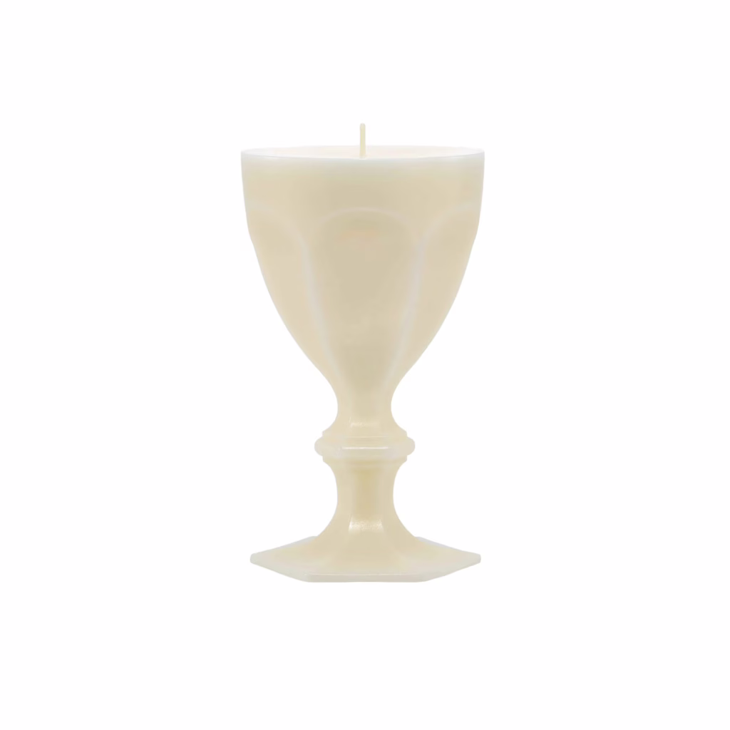 Harcourt Glass Candle Ivory