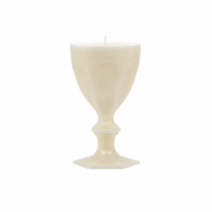 Harcourt Glass Candle Ivory