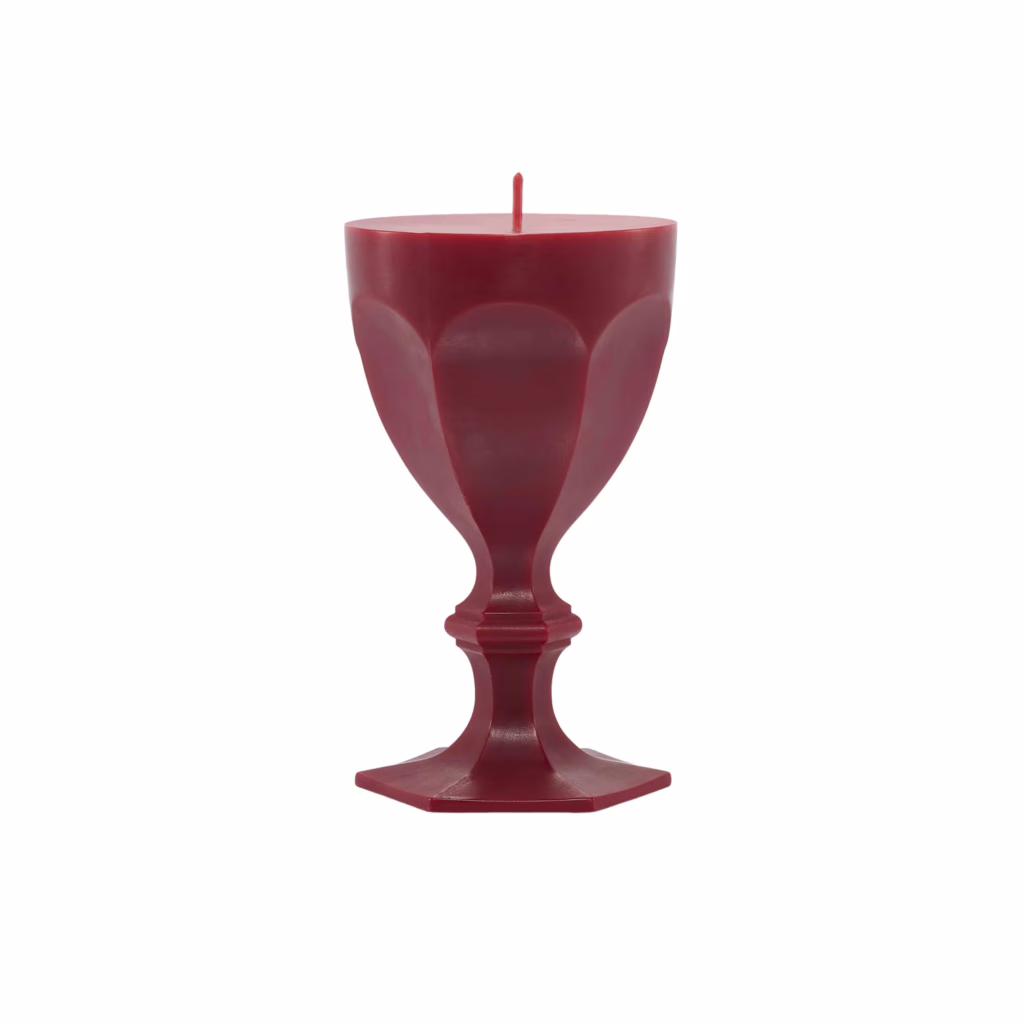 Harcourt-Glass-Candle-Red