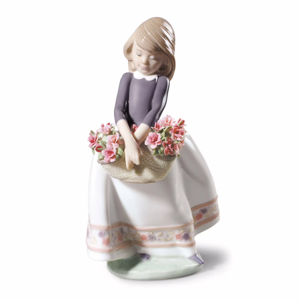 May Flowers Girl Figurine. Special Version