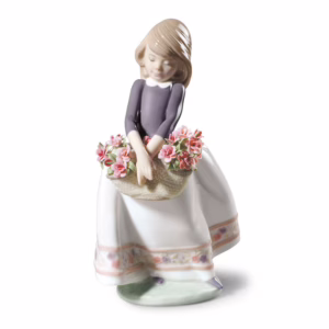 May Flowers Girl Figurine. Special Version