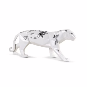 Jungle Panther Black Sculpture