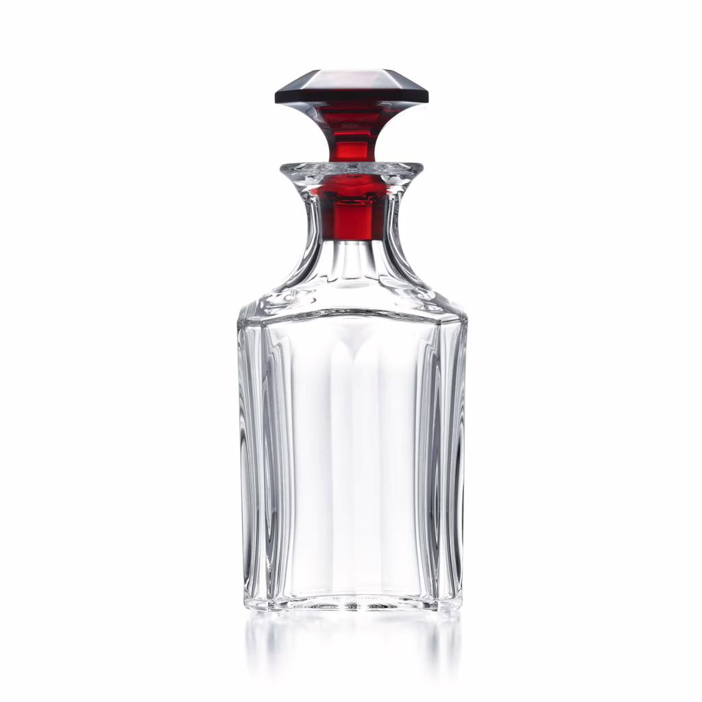 Harcourt 1841 Whisky Decanter Clear & red