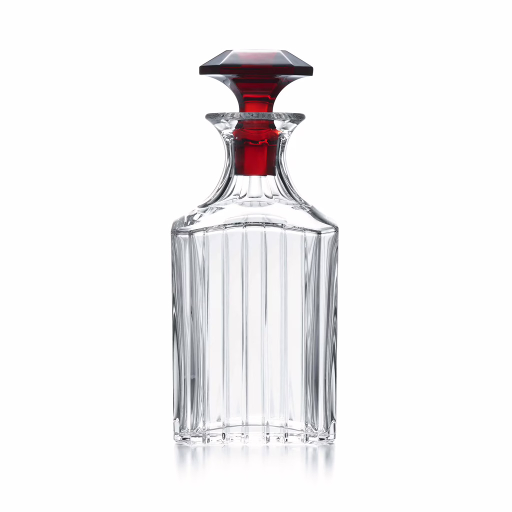 Harmonie Whisky Decanter Clear & red