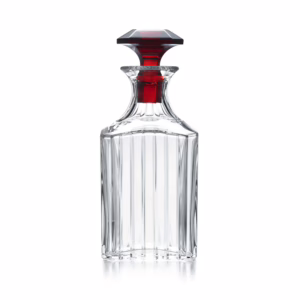 Harmonie Whisky Decanter Clear & red